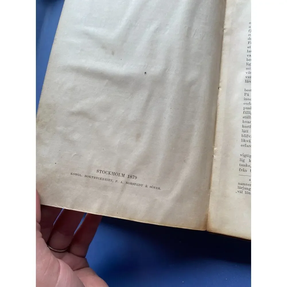 Naturkunnighet Första Delen-Laran om Växterna och Djuren Lärobok 1879 Book
